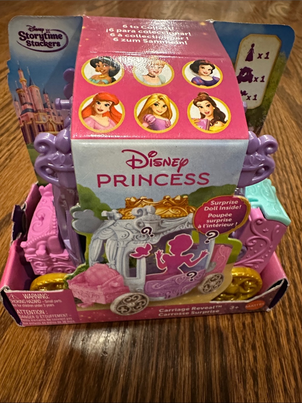 NWT Disney Princess Carriage Reveal Mattel Surprise Toy Princess Ariel